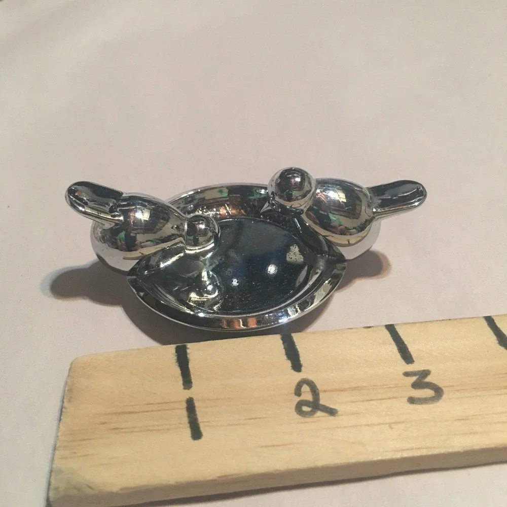 Umbra Birds Metal Chrome Trinket Dish Read‎ Description